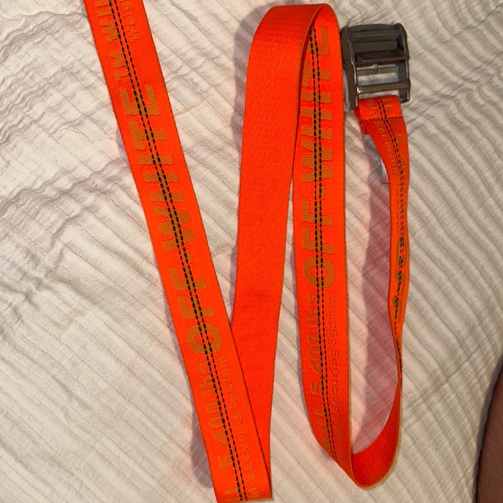 Industrial Off-White Belt